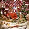 Buffalo Plaid Merry Christmas Banner Christmas Ceiling Hanging Streamers